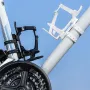 WEST BIKING Bicycle Water Bottle Holder Silicone Non-slip Straps Set MTB Road Bike Bottle Stand with Fixed Clip Accessories