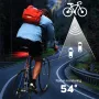 BIKIGHT Bike Radar Taillight 1500mAh Battery 7 Light Modes 3 Radar Modes Type-C Rechargeable IP64 Waterproof Bicycle Rear Light for Outdoor Cycling