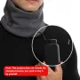 TENGOO Sciarpa riscaldante elettrica a 3 velocità regolabile intelligente invernale ricaricabile tramite USB, protezione dal freddo per collo, sciarpa calda per uomo e donna (batteria non inclusa)