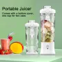 Frullatore portatile, spremiagrumi elettrico, 600 ml, frullatore per frutta, 4000 mAh, mini frullatore ricaricabile tramite USB, multifunzione, produttore di succhi.