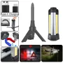 Xhp50 LED Strong Light COB With Built-in Battery and Magnet Can Output Multifunctional Digital Display Work Light