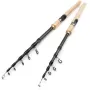 Ultra-short Telescopic Carbon Spinning Fishing Rod Portable Cork Handle Travel Fast Lure Fishing Rods for Spinning Reel