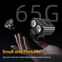 BIKIGHT Mini Bike Headlight 550lm Brightness Dual Distance Beam 5 Modes Lighting Type-C Rechargeable Battery Display Bike Handlebar Headlight for Night Cycling