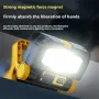 IPRee Multifunctional Folding LED Solar Flashlight Dual Light Source Outdoor Camping Torch Built-in 18 Hardware Tools USB Rechargeable Outdoor Waterproof Emergency Lantern
