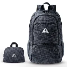 JWE lejè Nylon pliye sakado Waterproof deyò Kan Hiking Vwayaj pliye