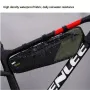 ENLEE 2.5L Bicycle Inner Tube Bag Waterproof Side Zipper Night Reflective Strip Narrow Edge Bike Triangle Front Beam Frame Bag