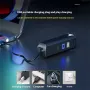 BIKIGHT Intelligent Light-sensing Bicycle Headlight 1500mAh Power Bank Flashlight Handlebar Waterproof USB Charging Bike Front Light for MTB Outdoor Safe Night Riding