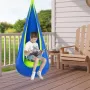 IPRee Portable Children's Sensory Hanging Chair Hammock Portable Parachute Swing Bed With Inflatable Cushion Indoor/Courtyard Play Seat with Inflatable Cushion