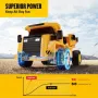 FUNTOK DT01A 12V 7AH Licensed Caterpillar Kids Ride on Truck Car 4km/h Max Speed Safety Rechargeable Powered Electric Car for 3-6 Years Old Kids with Shovel Remote Control Bluetooth MP3 Player