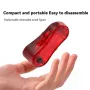 BENGGUO High Brightness Mini Bicycle Taillight 150mAH USB Charging Waterproof 3 Modes Bike Rear Light for Night Riding Safety Warning