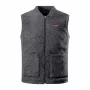 TENGOO HV-08G Heated Vest 8 Heating Areas USB Charging 3 Gear Temperature Control Grey Plush Windproof Outdoor Winter Warm Clothing