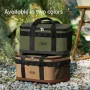 IPRee Camping Storage Bag Tableware Storage Bag Camping Cooking Utensil Organizer Cookware Utensils Kit Bag for Camping Picnic Bag