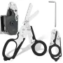 IPRee Foldable Tactical Medical Scissor Emergency Rescue Shear First Aid Kit Scissors Plier Outdoor Survival EDC Tool Gear