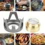 IPRee Portable Mini Alcohol Stove Burner Adjustable Firepower Gasoline Stove Aluminum Alloy Bracket Ultralight Brass Camping Stoves