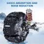 Tire Chain 1pcs Fat Tire Electric Bike Car Snow Chain Thickened Beef Tendon Wheel Chain Car Tire -Skid Chains Belt Safe and Secur Non-Slip Wheel Snow Chain Usefulness