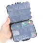 Anmuka 246pcs Fishing Tackle Box Fishing Accessories Set with Fish Hooks Lead Sinker Swivel for Bass Trout Walleye Fishing Supplies