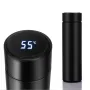 SUPPOOKY 500ml Vacuum thermos LCD Temperature Display Water Bottle Stainless Steel Double Wall Insulated Cup