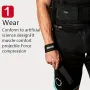 GOUNOD 1pair Sport Fitness Wrist Lifting Straps Wristband Silicone Non-slip Deadlift Grip Belt for Fitness Weightlifting Pull-up Exercise Training