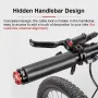 Khóa xe đạp KONG Khóa cáp thép ẩn 59cm Khóa mũ bảo hiểm di động Khóa chìa khóa Khóa chống trộm Xe đạp Xe đạp leo núi Xe đạp đường trường Phụ kiện đi xe đạp