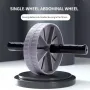 KALOAD AB Roller Abdominal Tonifying Wheel Max Loading 130kg Muscle Trainer Exercise Roller for Body Shaping Abs Core Workout Home Gym Fitness Equipment