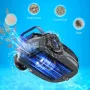 [US Direct] Vimily S1 Cordless Pool Robot Vacuum, Robotic Pool Rechargeable Cleaner for Above Ground & In-Ground Swimming Flat Pools, Lasts 120 Mins, Automatic Self-Parking & Obstacle Avoidance