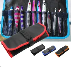 ZANLURE Waterproof Fishing Lure Bag 12 Slots Metal Jigs Sea Bait Lead Protector Case