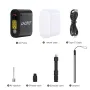 LAOTIE Z1 Mini Electric Bike-specific Air Pump 100PSI 300mAh Type-C Fast Rechargeable Portable Pocket Inflator with Silicone Case for Long Distance Cycling Rapid Tire Emergency Inflation