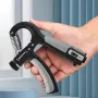 KALOAD 5-60kg Adjustable Electric Grip Strength Device Muscle Exercise Arm Strength Wrist Strength Training Equipment with Counting Function
