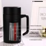 IPRee 400ML 304 Stainless Steel Thermal Mug Thermos With Handle Lid Tea Filter Tea Tumber Office Water Cup Tea Insulated Cup