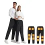 TENGOO HP-12 Heated Pants 12 Heating Zone 3 Temperature Adjustment Casual Pants Thickening Winter Warm Electric Heating Trouser for Men Women