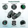 Prismáticos ESSLNB 10x32 8.5x32 para exteriores, impermeables, rellenos de nitrógeno, telescopio Paul HD de alta potencia, ES3092/ES3093
