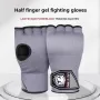KALOAD 1 Pair Boxing Hand Wraps Inner Half Finger Gel Boxing Gloves With Long Wrist Strap for Men Women Karate Equipment Protective Gel