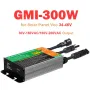 Microinversor solar fotovoltaico MPPT de 300 W para conexión a red, para plantas de energía en balcones, con conexión a CC de 18 V-50 V a CA de 110 V-230 V, 50 Hz/60 Hz, resistente al agua.