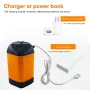 Ducha eléctrica portátil para exteriores, ducha de camping IPX7, resistente al agua, con pantalla digital para camping, senderismo, mochilerismo y viajes.