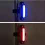 Bike Light Rear Bike Tail Light Safety Light Mountain Bike MTB Bicycle Cycling Waterproof Portable USB Rechargeable Signal Light
