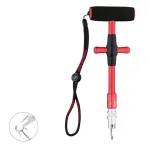 TUNALA Portable Hook Extractor T-Type Aluminum Alloy With Locking Hook Extractor Opening Closing Deep Throat Large Unhooker for Outdoor Saltwater Freshwater Fishing