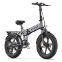 [USA DIRECT] ENGWE EP-2 PRO 2022 Version 13Ah 750W Fat Tire Folding Electric Bike 20inch 60-80km Mileage Range E Bike for Mountain Snowfield Road 150kg Max Load