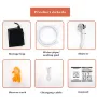 IPRee Outdoor Shower Pump Dormitory Camping Portable 2-in-1 Electric Shower Emergency Lighting Portable Camping Shower