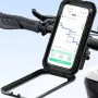 XANES 7-inch Bicycle Phone Holder Support TPU Touch Screen Waterproof Universal Bike GPS 360° Swivel Adjustable Motorcycle Cellphone Holder