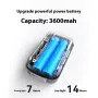 Multi-function Work Light Rechargeable LED Flashlight Built-in Battery Portable Car Repair Emergency Lamps
