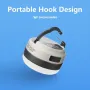 SMILING SHARK Multifunctional Portable Adjustable Lantern Outdoor Camping Tent Light Rechargeable Emergency Lighting
