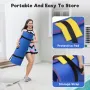 WARMOUNTS Floating Water Pad for Single, 7 x 3 FT Tear-Resistant 3-Layer XPE Foam Floating Mat Recreation Relaxing Lily Pad for Pool Lake River Ocean Boats Outdoor Water Activities