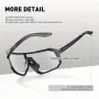 SCVCN Photochromic Cycling Glasses for Men Women UV400 Outdoor Sports Running Driving Sunglasses Road Bicycle Goggles