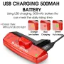 WEST BIKING 100LM Smart Brake Sensing Taillight Waterproof USB Charging COB LED Bike Rear Light for Outdoor Road MTB Night Riding Safety