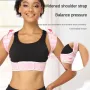 PRANASH Adjustable Clavicle Posture Corrector Upper Back Brace Shoulder Lumbar Support Belt Corset Men Women Hunchback Correction for Fitness Recovery