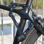WEST BIKING Bike Portable Folding Lock C-level Anti-theft Waterproof Dustproof Universal Alloy Steel Security Cycling Lock for Bicycle E-Bike