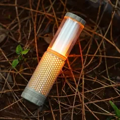 IPRee Rechargeable Honeycomb Camping Light Multi-functional Portable Telescopic Waterproof Work Flashlights for Camping Tent Light Outdoor Adventure Hiking