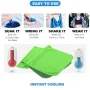 XANES Portable Summer Sport Ice Towels Wipe Sweat Quick Drying Cool Cloth for Gym Outdoor Swimming Yoga Running