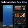 CYCLAMI A2 100PSI Mini Electric Bicycle Air Pump Universal Automatic Rapid Inflation Overheat Protection 110g Portable Cordless Inflator for Outdoor Road MTB Bike Motorcycle Ball