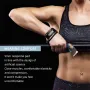 SKDK 1 Pair Weightlifting Straps Sports Padded Hand Grip Support Silicone Anti-slip Wristbands for Men Women Gym Fitness Lifting Strength Training